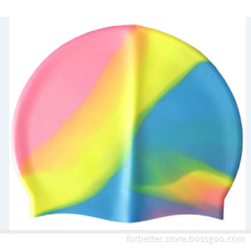 Custom Printed Silicone Swimming Cap